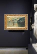 Salvatore Petruolo (1857 – 1946) - Paesaggio marino al, Antiek en Kunst