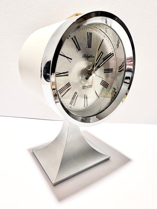 Wekker - Rhythm - Mid-century modern Plastic, Glas,, Antiek en Kunst, Kunst | Designobjecten