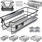 Keukenlade - Telescopische lade - 30 cm - Zwart - KESSER®, Huis en Inrichting, Verzenden, Nieuw