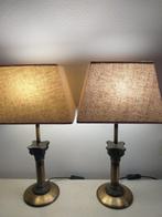 Lampe de table - Laiton doré - Paire de lampes de table