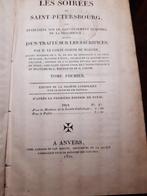 Joseph de Maistre - Les Soirees de Saint-Petersbourg (Tome, Antiquités & Art