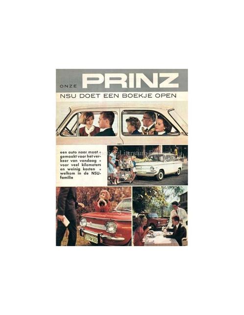 1965 NSU PROGRAMMA BROCHURE NEDERLANDS, Livres, Autos | Brochures & Magazines
