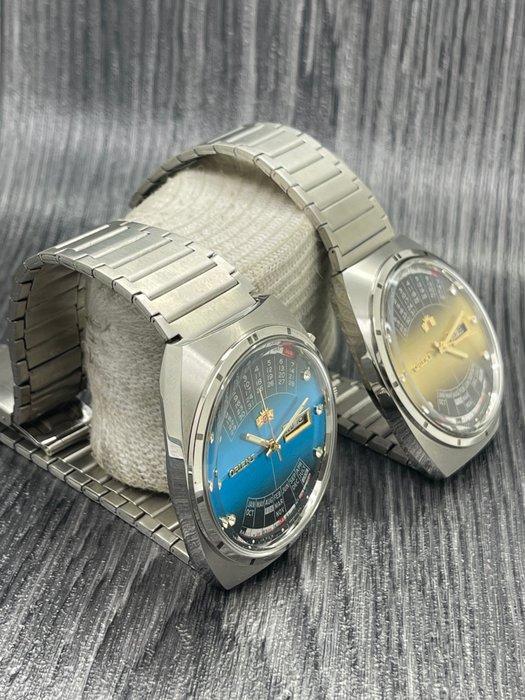 Orient - College Perpetual Multi Year Calander - Zonder, Handtassen en Accessoires, Horloges | Heren