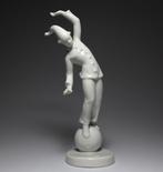 Drasche - sculptuur, Art Deco Pierrot - 19.5 cm - Porselein, Antiek en Kunst