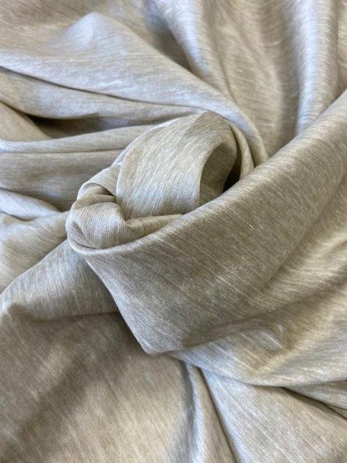Tissu pour rideaux - 600 x 305 cm - Moderne - 67% soie 26%, Antiquités & Art, Tapis & Textile