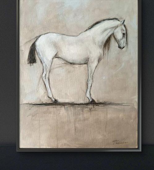 Francesca Morlacchi - Lusitano in appiombo, Antiek en Kunst, Kunst | Schilderijen | Modern