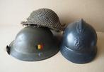 België - 3 Belgische helmen - Militaire uitrusting