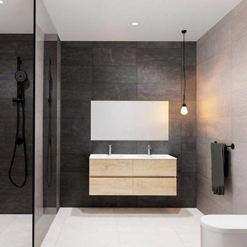 Badkamermeubel Solid Surface BWS Stockholm 120x46 cm Dubbel, Doe-het-zelf en Bouw, Sanitair, Bad, Nieuw, Ophalen of Verzenden