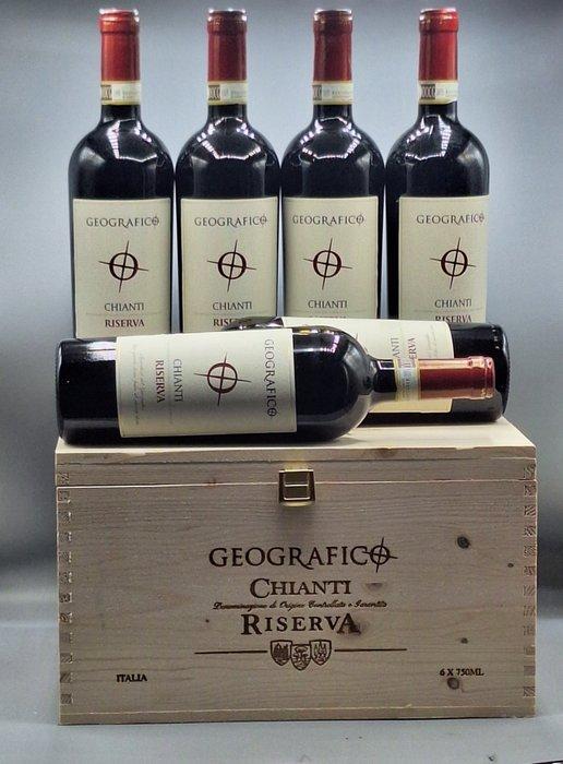 2022 Geografico - Chianti Classico Riserva - 6 Flessen (0.75, Verzamelen, Wijnen