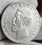 Roemenië. Carol I (1881-1914). Silver 5 Lei 1880 B  (Zonder