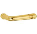 Deurklink Art-Deco messing gelakt, Nieuw, Overige materialen, Klink of Kruk