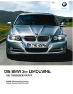2011 BMW 3 SERIE SEDAN BROCHURE DUITS, Ophalen of Verzenden, Nieuw