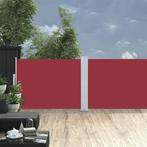 vidaXL Windscherm uittrekbaar 120x1000 cm rood, Verzenden, Nieuw
