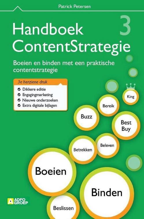Handboek ContentStrategie 3 9789491560491 Patrick Petersen, Boeken, Economie, Management en Marketing, Gelezen, Verzenden