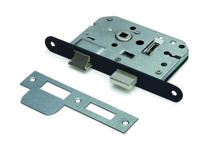 Woningbouw klavier dag- en nachtslot zwart 55 mm, Doe-het-zelf en Bouw, Hang- en Sluitwerk, Slot, Nieuw, Overige materialen, Ophalen of Verzenden