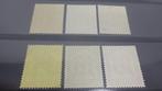 Empire allemand 1905 - timbres de service de comptage - 9-14, Gestempeld