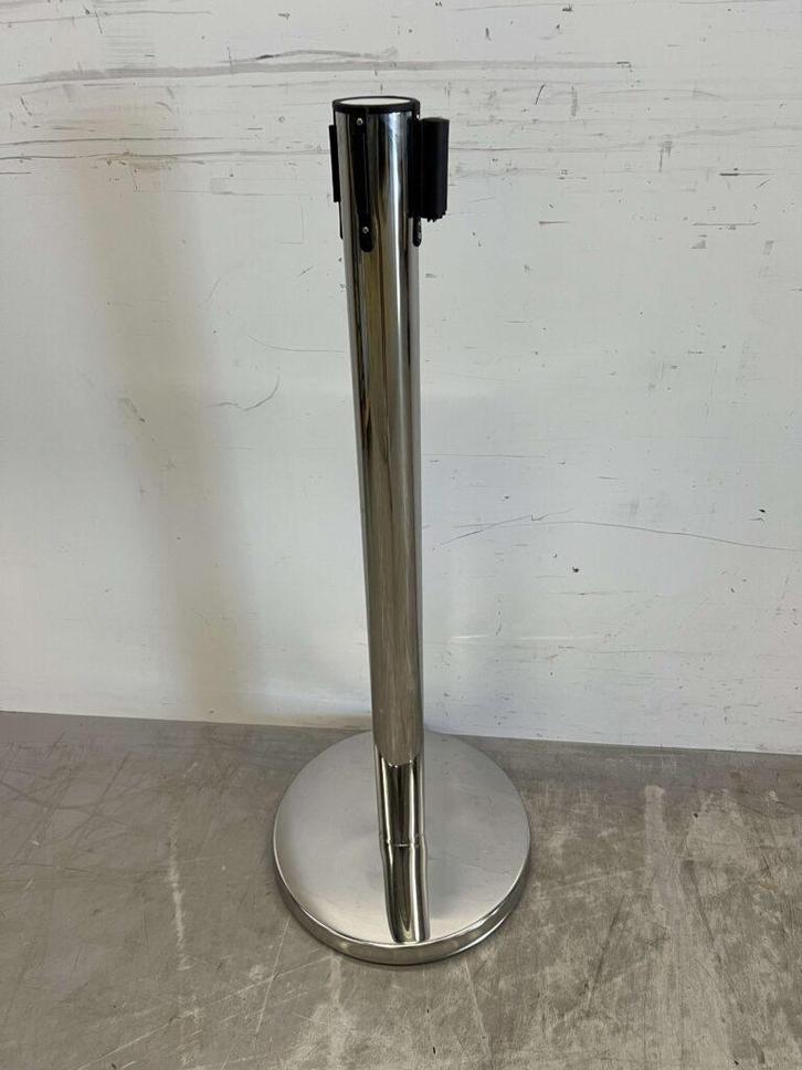 Poteau de barrière Bande de barrière argentée avec bande de, Zakelijke goederen, Horeca | Keukenapparatuur, Verzenden