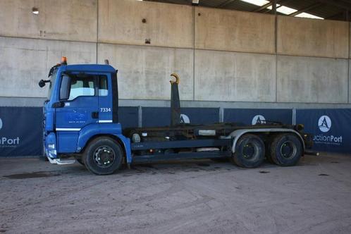 Veiling: Haakarmsysteem Vrachtwagen MAN TGS 33.360 Diesel, Auto's, Vrachtwagens, Ophalen