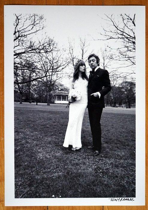 Tony Frank (1941–) - Jane Birkin et Serge Gainsbourg Londres, Antiek en Kunst, Kunst | Schilderijen | Modern