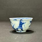 Tasse et soucoupe - Porcelaine - Tasse bleu et blanc