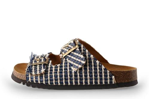 Scholl Slippers in maat 40 Blauw | 5% extra korting, Kleding | Dames, Schoenen, Blauw, Gedragen, Slippers, Verzenden