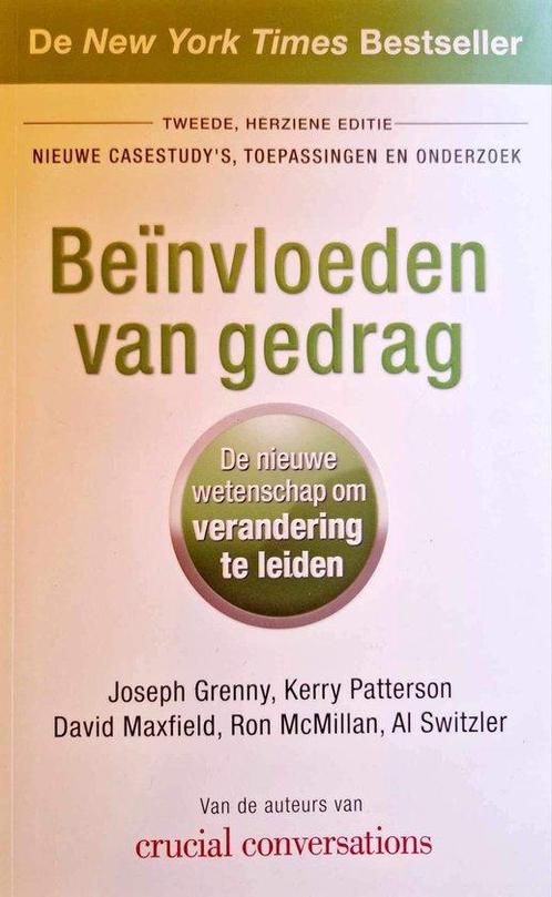 Beïnvloeden van gedrag 9789078408062 Joseph Grenny, Boeken, Schoolboeken, Zo goed als nieuw, Verzenden