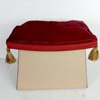 Voetenbank - Hout, bekleed met vinyl - Voetenkrukje /