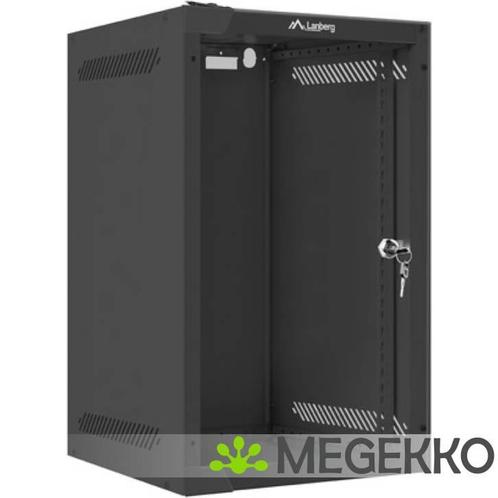 Lanberg WF10-2309-10B rack 9U Wandrek Zwart, Computers en Software, Computerbehuizingen, Nieuw, Verzenden