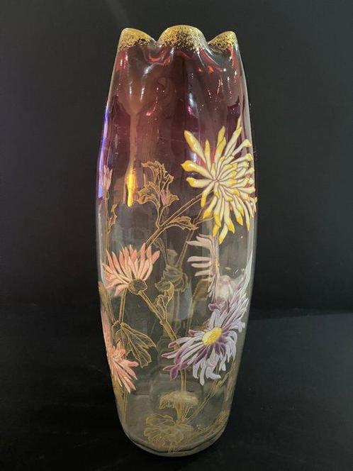 Legras & Cie. - Vase - Modèle « Olga » de François-Théodore, Antiek en Kunst, Antiek | Glaswerk en Kristal