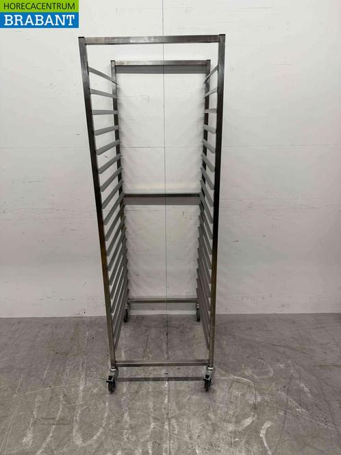 Chariot à plateaux en acier inoxydable 18 x 2/1 GN Catering, Zakelijke goederen, Horeca | Overige, Verzenden