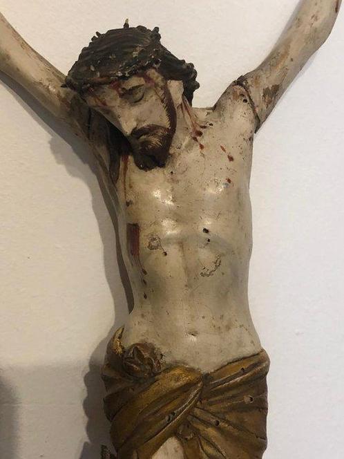 Sculpture, Corpus Christi - 35 cm - Bois, Antiek en Kunst, Antiek | Overige Antiek