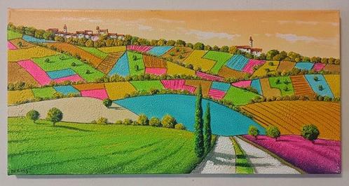Giulio Morandi (XX-XXI) - Geometria di colline, Antiek en Kunst, Kunst | Schilderijen | Klassiek