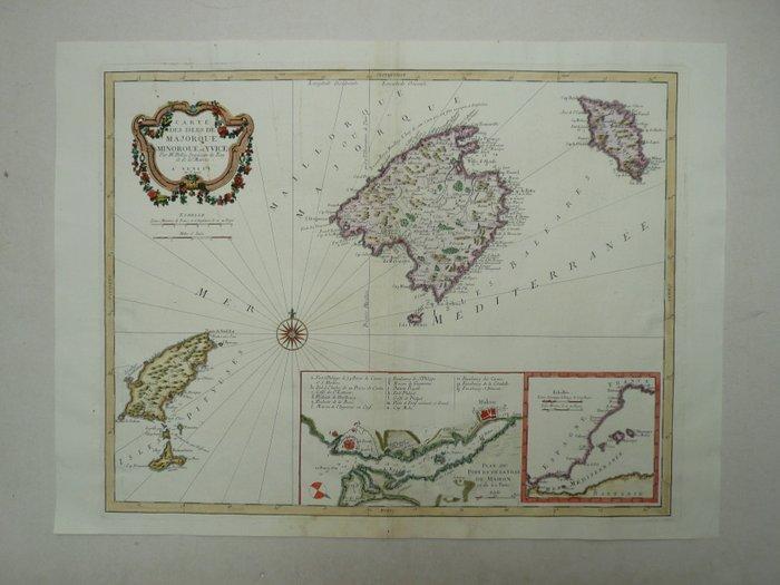 Spanje - Baleares / Majorca / Minorca / Ibiza; P. Santini /, Boeken, Atlassen en Landkaarten