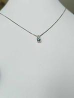Zonder Minimumprijs - Ketting met hanger Zilver Diamant, Handtassen en Accessoires, Antieke sieraden