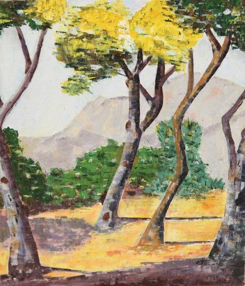 Spaanse school (XX) - Paisaje - NO RESERVE, Antiek en Kunst, Kunst | Schilderijen | Klassiek