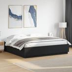 vidaXL Bedframe bewerkt hout zwart 180x200 cm, Huis en Inrichting, Slaapkamer | Bedden, Verzenden, Nieuw