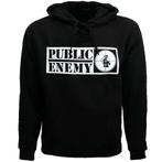 Public Enemy Crosshairs Logo Sleeve Print Hoodie Trui -, Nieuw