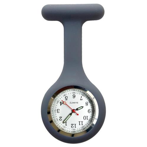 Fako® - Verpleegstershorloge - Siliconen RVS Lumi -, Handtassen en Accessoires, Horloges | Dames, Verzenden