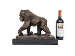 sculptuur, Gorilla - 30 cm - Brons, Marmer