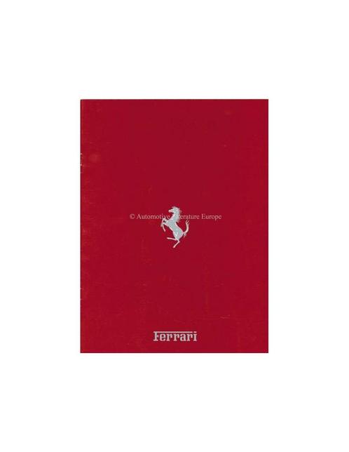 1990 FERRARI PROGRAMMA BROCHURE ITALIAANS, Livres, Autos | Brochures & Magazines