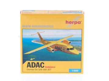 Schaal 1:500 Herpa 515078 ADAC Ambulance Dornier Do 328-3..., Ophalen of Verzenden