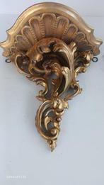 Kabinet (2) - Verguld hout - Wandlampen