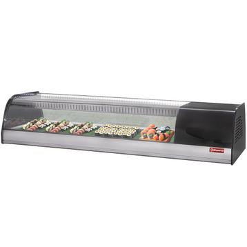 Diamond sushivitrine RVS zwart 1730mm, Elektronische apparatuur, Vriezers en Diepvrieskisten, Ophalen of Verzenden, Nieuw