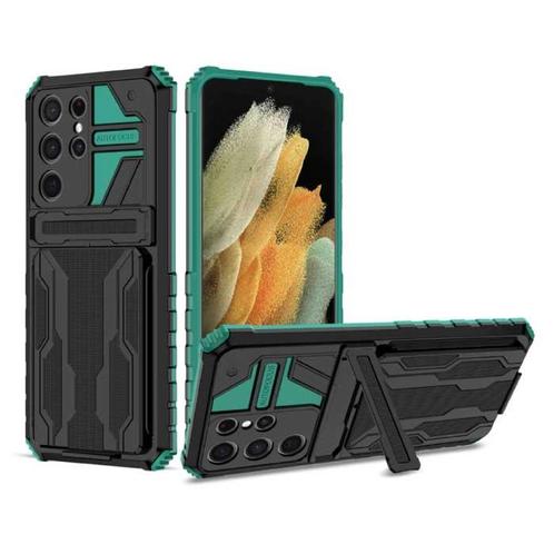 Samsung Galaxy A32 5G - Armor Card Slot Hoesje met Kickstand, Telecommunicatie, Mobiele telefoons | Hoesjes en Screenprotectors | Samsung