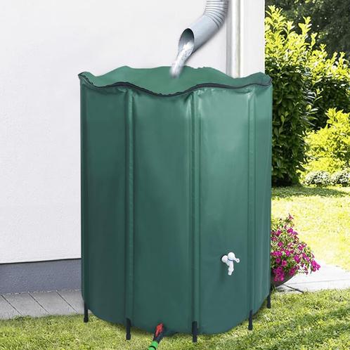 vidaXL Regenton inklapbaar met tap 1000 L, Tuin en Terras, Overige Tuin en Terras, Nieuw, Verzenden