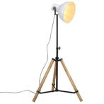 vidaXL Vloerlamp 25 W E27 75x75x90-150 cm wit, Huis en Inrichting, Verzenden, Nieuw