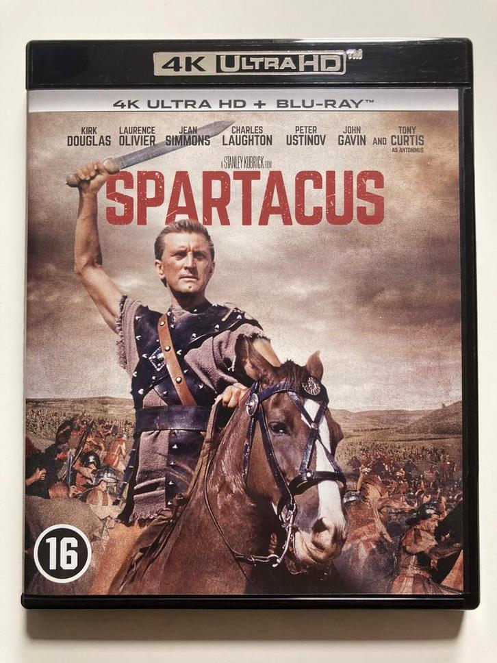 SPARTACUS (4K ULTRA HD + BLURAY), Cd's en Dvd's, Blu-ray, Gebruikt