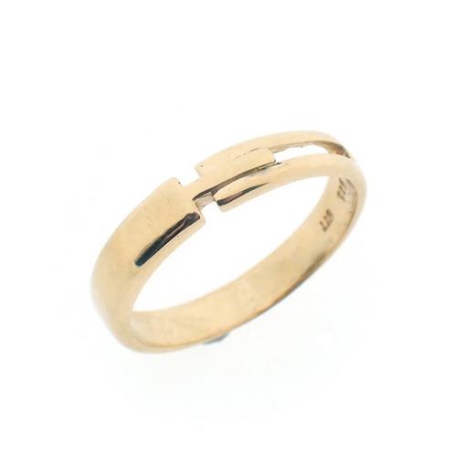 Gouden fantasie ring (gouden ring, geelgoud, dames ring), Handtassen en Accessoires, Ringen, Dame, Overige kleuren, 19 tot 20