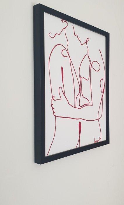 Liesens - It started with a kiss, Antiek en Kunst, Kunst | Schilderijen | Modern
