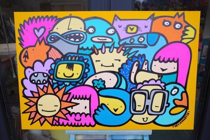 Kev Munday - New Sun, Antiek en Kunst, Kunst | Schilderijen | Modern